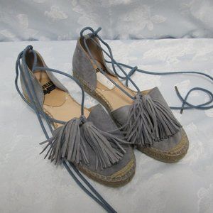 TENORIAS BLUE SUEDE ESPIDRILLE